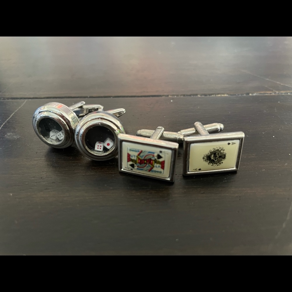Cufflinks 2 pairs